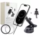 TECH-PROTECT MM15W-V6 MAGNETIC MAGSAFE DASHBOARD & VENT CAR MOUNT vezeték nélküli töltő 15W,, fekete
