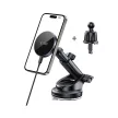 TECH-PROTECT MM15W-V5 MAGNETIC MAGSAFE DASHBOARD & VENT CAR MOUNT vezeték nélküli töltő 15W,, fekete