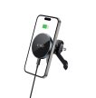 TECH-PROTECT MM15W-V5 MAGNETIC MAGSAFE STABLE VENT CAR MOUNT vezeték nélküli töltő 15W,, fekete