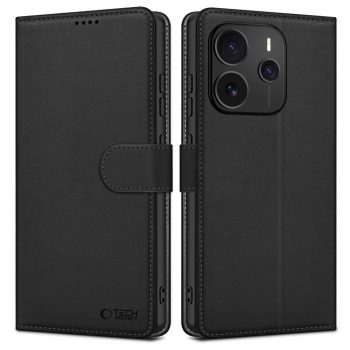   TECH-PROTECT WALLET XIAOMI REDMI NOTE 14 5G MATTE tok, fekete