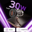 TECH-PROTECT CC01 2-PORT autós töltő PD30W/QC3.0, fekete