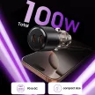 TECH-PROTECT CC03 2-PORT autós töltő PD100W, fekete