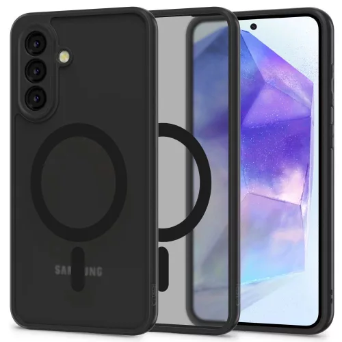 Tech-Protect MagMat MagSafe Case Samsung Galaxy A56 5G - Matte tok, fekete