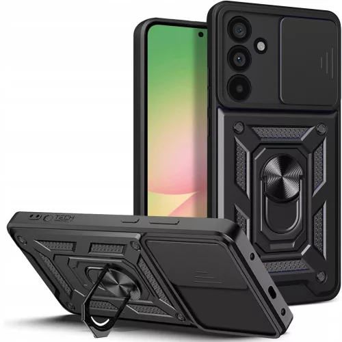 Tech-Protect CamShield Pro Case Samsung Galaxy A56 5G tok, fekete