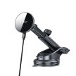 TECH-PROTECT MM15W-V10 MAGNETIC MAGSAFE DASHBOARD & VENT CAR MOUNT vezeték nélküli töltő 15W, fekete