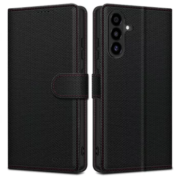 TECH-PROTECT WALLET RS GALAXY A56 5G tok, fekete-piros