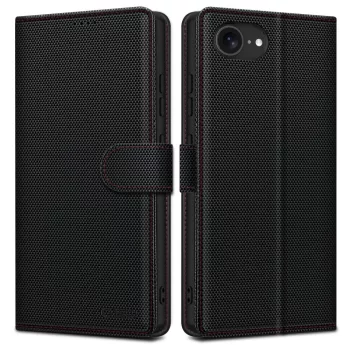 TECH-PROTECT WALLET RS iPhone 16E tok, fekete-piros