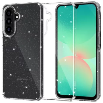 TECH-PROTECT FLEXAIR GALAXY A26 5G GLITTER tok, átlátszó