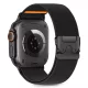 TECH-PROTECT NYLON CLASP APPLE WATCH 6/ 7/ 8/ 9/ 10/ SE/ ULTRA 1/ 2 (44/ 45/ 46/ 49 MM) tok, fekete