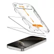 TECH-PROTECT QUICK SET+ 2-PACK iPhone 16 PRO BLACK edzett üvegfólia