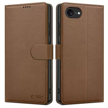 TECH-PROTECT WALLET iPhone 16E tok, barna