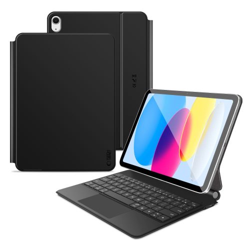 TECH-PROTECT SMARTCASE MAGNETIC + KEYBOARD IPAD 10.9” 10 / 2022 / 11” 11 / 2025 tok, fekete