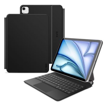  TECH-PROTECT SMARTCASE MAGNETIC + KEYBOARD IPAD AIR 10.9” 4 / 5 / 2020-2022 / 11” 6 / 7 / 2024-2025 tok, fekete