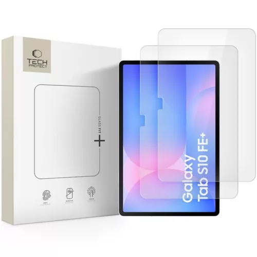 TECH-PROTECT edzett üvegfólia GLASS FIT+ 2-PACK GALAXY TAB S10 FE+ PLUS 13.1 X620 / X626B CLEAR