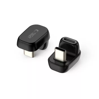   TECH-PROTECT ULTRABOOST AA04 szögadapter Type-C, adapter, fekete