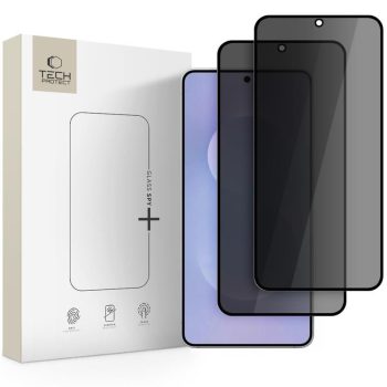   TECH-PROTECT GLASS SPY+ 2-PACK SAMSUNG GALAXY S25 EDGE PRIVACY betekintésgátló üvegfólia