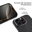 TECH-PROTECT ION CARBON MAGSAFE IPHONE 14 tok, fekete-ezüst
