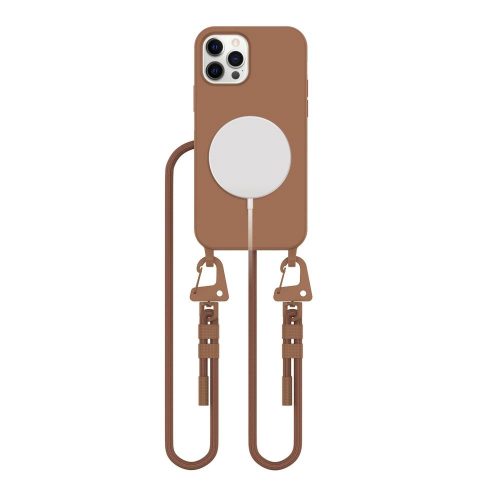 TECH-PROTECT MAGNECKLACE MAGSAFE IPHONE 12 / 12 PRO CHOCOLATE tok, barna