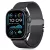 TECH-PROTECT MILANO APPLE WATCH 6/ 7/ 8/ 9/ 10/ SE/ ULTRA 1/ 2 (44/ 45/ 46/ 49 MM) tok, fekete