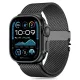 TECH-PROTECT MILANO APPLE WATCH 6/ 7/ 8/ 9/ 10/ SE/ ULTRA 1/ 2 (44/ 45/ 46/ 49 MM) tok, fekete