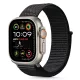 TECH-PROTECT NYLON APPLE WATCH 6/ 7/ 8/ 9/ 10/ SE/ ULTRA 1/ 2 (44/ 45/ 46/ 49 MM) tok, fekete