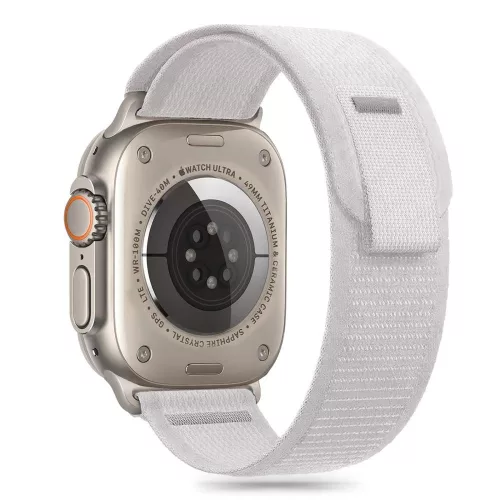 TECH-PROTECT NYLON STRIPE APPLE WATCH 6/ 7/ 8/ 9/ 10/ SE/ ULTRA 1/ 2 (44/ 45/ 46/ 49 MM) CRAYON szürke