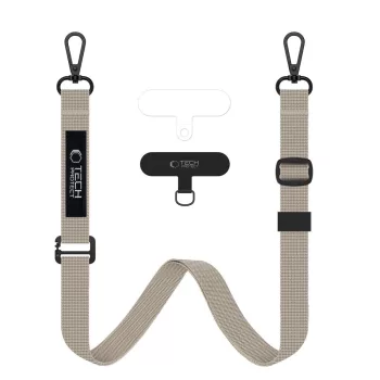 Tech-Protect C65 Rope Crossbody Leash nyakpánt, bézs