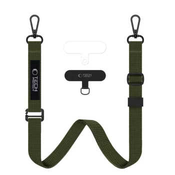 Tech-Protect C65 Rope Crossbody Leash nyakpánt, zöld