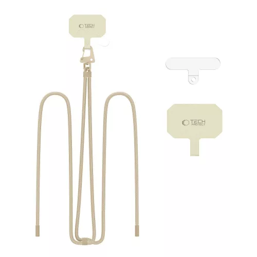 TECH-PROTECT C5S ROPE CROSSBODY STRAP nyakpánt, bézs