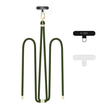 TECH-PROTECT C7S ROPE CROSSBODY STRAP nyakpánt zöld/arany