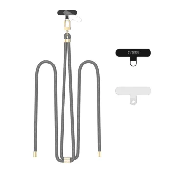   TECH-PROTECT C7S ROPE CROSSBODY STRAP nyakpánt szürke/arany