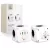 Tech-Protect PCL3x4 2x USB-A, 2x USB-C, 3x AC Type Schuko, hálózati elosztó, fehér