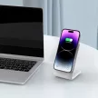 TECH-PROTECT QI15W-A38 MAGNETIC MAGSAFE vezeték nélküli töltő, fehér