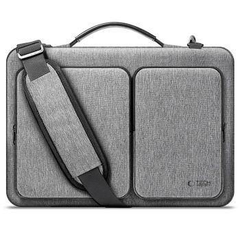   Tech-Protect Defender laptop táska 15"-16", szürke