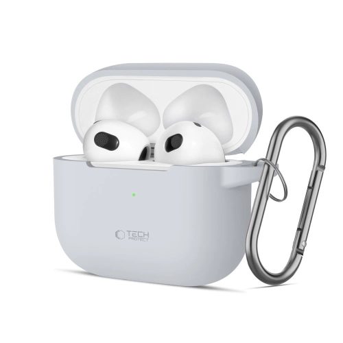Tech-Protect Silicone Hook Case Apple AirPods 3 tok, szürke