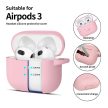 Tech-Protect Silicone Hook Case Apple AirPods 3 tok, rózsaszín
