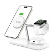 Tech-Protect QI15W-A45 3in1 vezeték nélküli töltő with MagSafe for Apple Devices, fehér