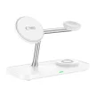 Tech-Protect QI15W-A45 3in1 vezeték nélküli töltő with MagSafe for Apple Devices, fehér
