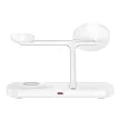 Tech-Protect QI15W-A45 3in1 vezeték nélküli töltő with MagSafe for Apple Devices, fehér