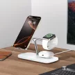 Tech-Protect QI15W-A45 3in1 vezeték nélküli töltő with MagSafe for Apple Devices, fehér