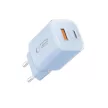 TECH-PROTECT NCM33W 2-PORT hálózati töltő PD33W/QC3.0 BABY , kék
