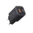 TECH-PROTECT NCM33W 2-PORT hálózati töltő PD33W/QC3.0, fekete