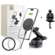 TECH-PROTECT MM15W-V7 QI2 MAGNETIC MAGSAFE DASHBOARD & VENT CAR MOUNT vezeték nélküli töltő 15W, fekete
