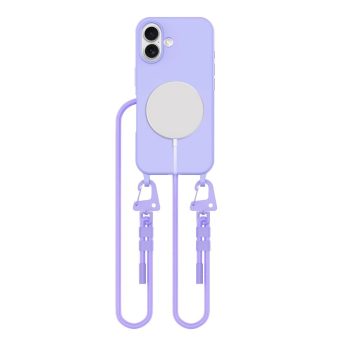   Tech-Protect MagNecklace MagSafe Case Lanyard iPhone 16 tok, lila