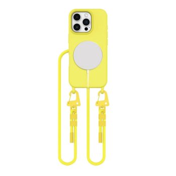   Tech-Protect MagNecklace MagSafe Case with Lanyard iPhone 16 Pro Max - tok, sárga