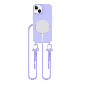 TECH-PROTECT MAGNECKLACE MAGSAFE IPHONE 15 tok, lila