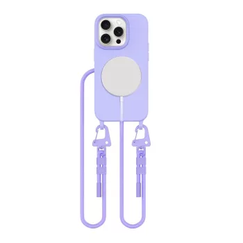 TECH-PROTECT MAGNECKLACE MAGSAFE IPHONE 15 PRO tok, lila