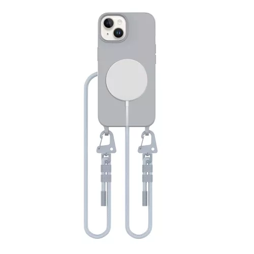 TECH-PROTECT MAGNECKLACE MAGSAFE IPHONE 14 CRAYON tok, szürke