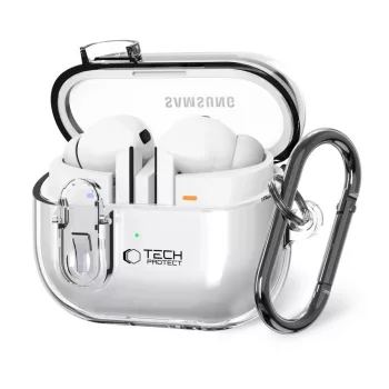   Tech-Protect FlexAir Samsung Galaxy Buds 3/3 Pro, tok, átlátszó