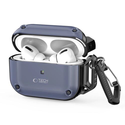 TECH-PROTECT ROUGH HOOK APPLE AIRPODS PRO 1 / 2 STEEL tok, kék
